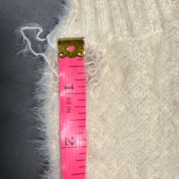 Anthropologie Poncho Style Cream Colored Women's Sweater - Picture 15 of 15